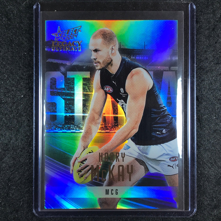 2024 Select AFL Legacy Ultimate HARRY MCKAY Stadia 57/90 #14