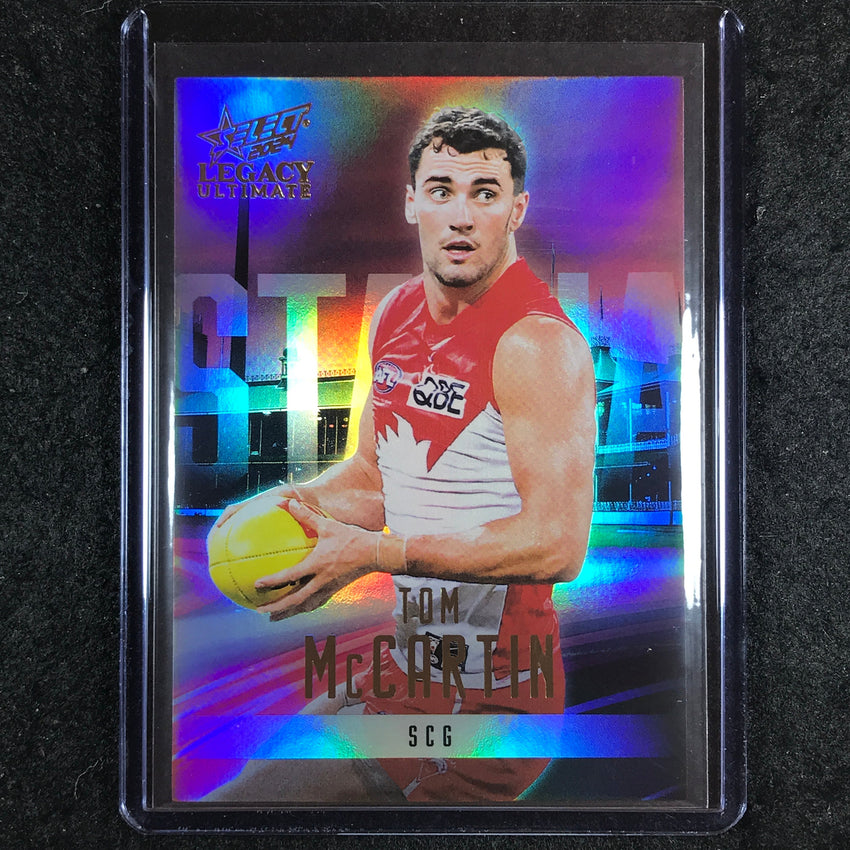 2024 Select AFL Legacy Ultimate TOM MCCARTIN Stadia 55/90 #76