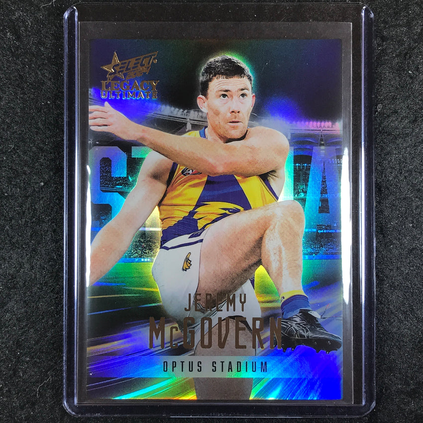 2024 Select AFL Legacy Ultimate JEREMY MCGOVERN Stadia 37/90 #82