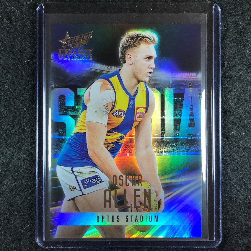 2024 Select AFL Legacy Ultimate OSCAR ALLEN Stadia 24/90 #85