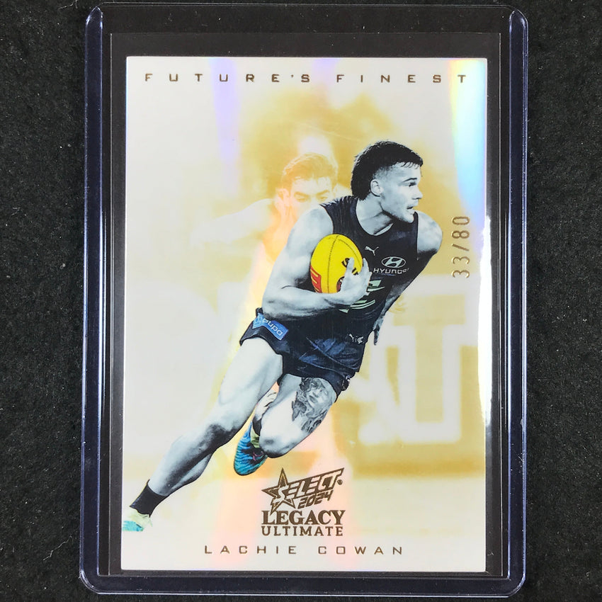 2024 Select AFL Legacy Ultimate LACHIE COWAN Future's Finest 33/80 #8