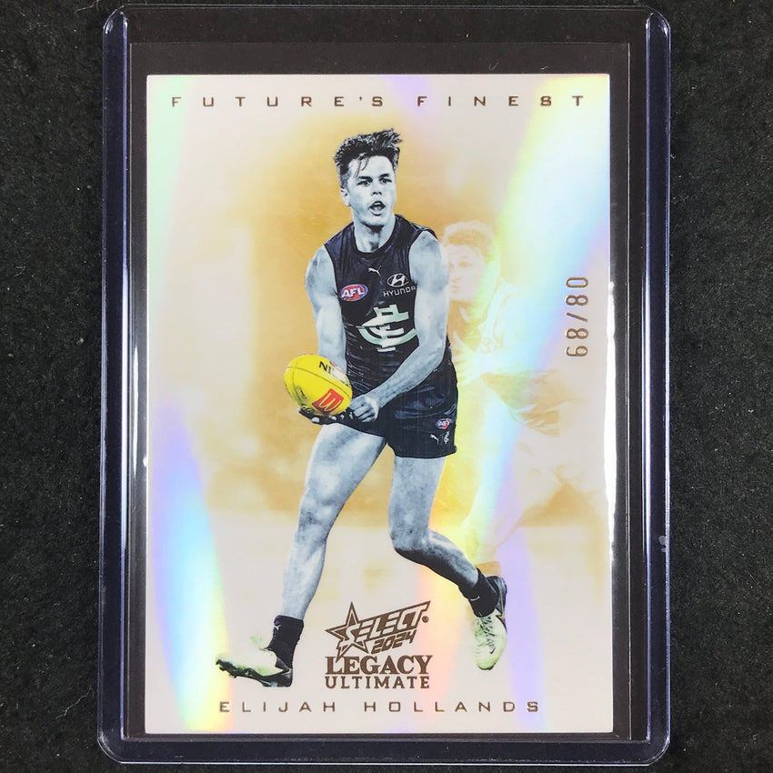 2024 Select AFL Legacy Ultimate ELIJAH HOLLANDS Future's Finest 68/80 #9