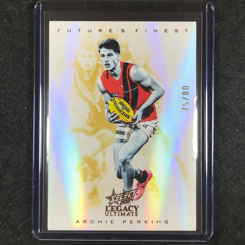 2024 Select AFL Legacy Ultimate ARCHIE PERKINS Future's Finest 75/80 #15