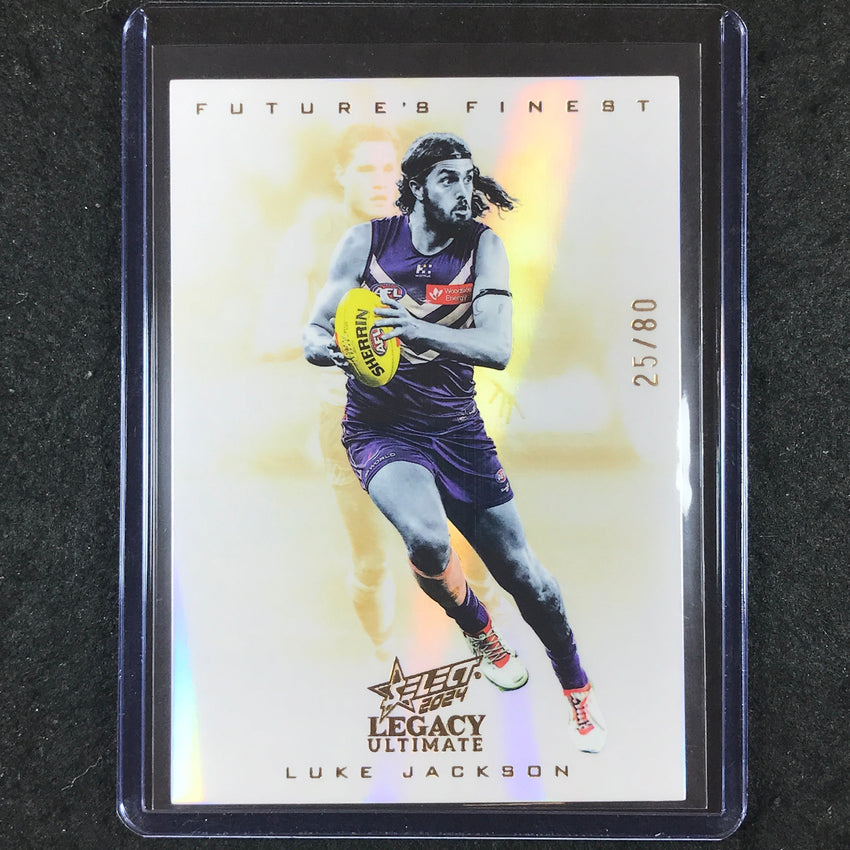 2024 Select AFL Legacy Ultimate LUKE JACKSON Future's Finest 25/80 #17
