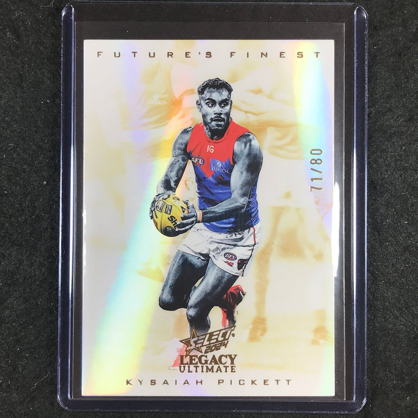 2024 Select AFL Legacy Ultimate KYSAIAH PICKETT Future's Finest 71/80 #31