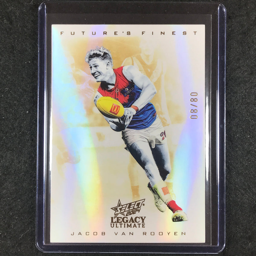2024 Select AFL Legacy Ultimate JACOB VAN ROOYEN Future's Finest 08/80 #33