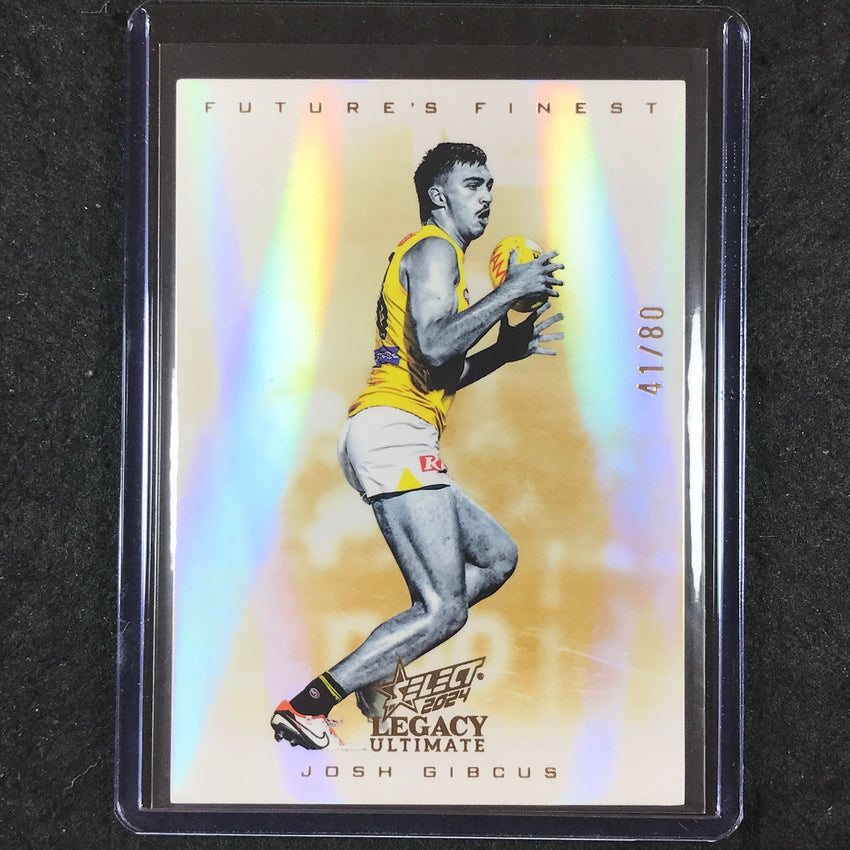 2024 Select AFL Legacy Ultimate JOSH GIBCUS Future's Finest 41/80 #41