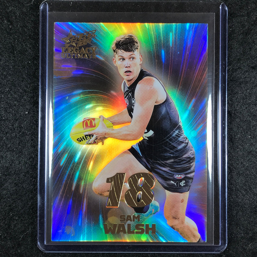2024 Select AFL Legacy Ultimate SAM WALSH Vortex 69/80 #17
