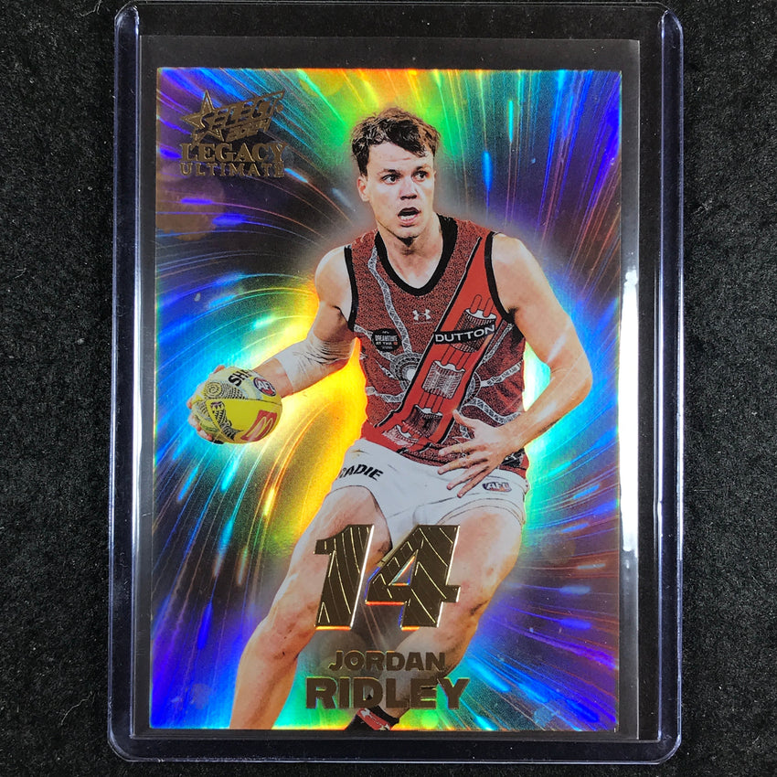 2024 Select AFL Legacy Ultimate JORDAN RIDLEY Vortex 22/80 #30
