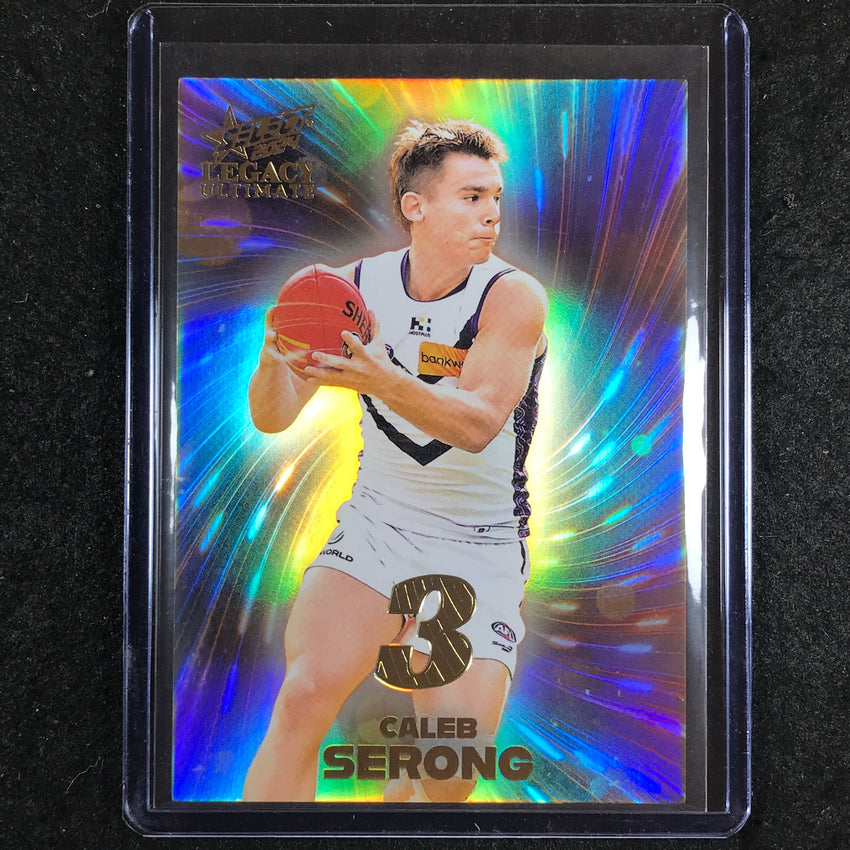 2024 Select AFL Legacy Ultimate CALEB SERONG Vortex 01/80 #35