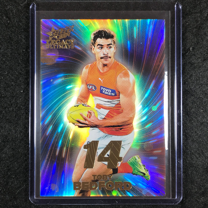2024 Select AFL Legacy Ultimate TOBY BEDFORD Vortex 79/80 #43