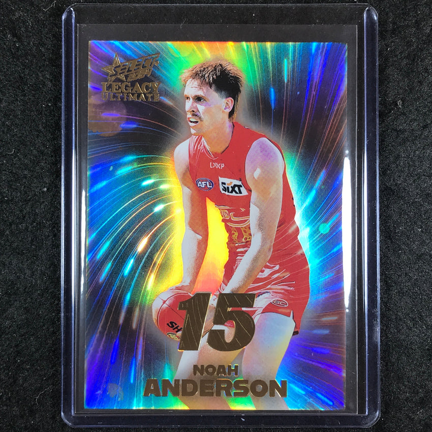 2024 Select AFL Legacy Ultimate NOAH ANDERSON Vortex 26/80 #49