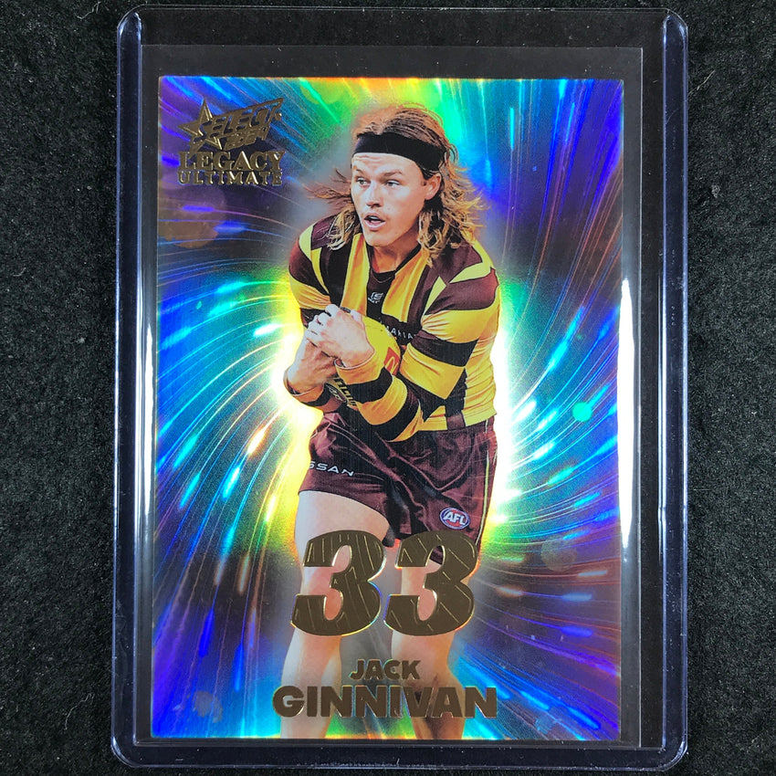 2024 Select AFL Legacy Ultimate JACK GINNIVAN Vortex 64/80 #56