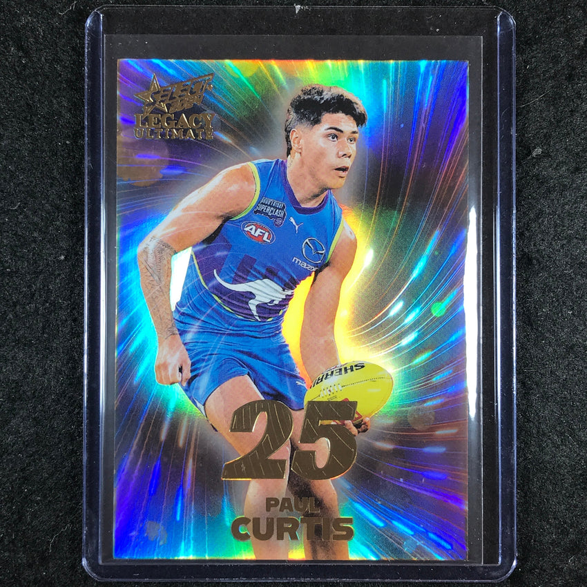 2024 Select AFL Legacy Ultimate PAUL CURTIS Vortex 66/80 #67