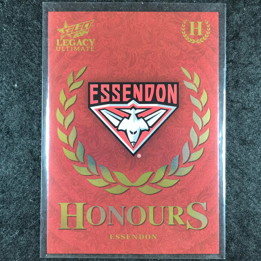 2024 Select AFL Legacy Ultimate ESSENDON LOGO Honours 87/255 #45