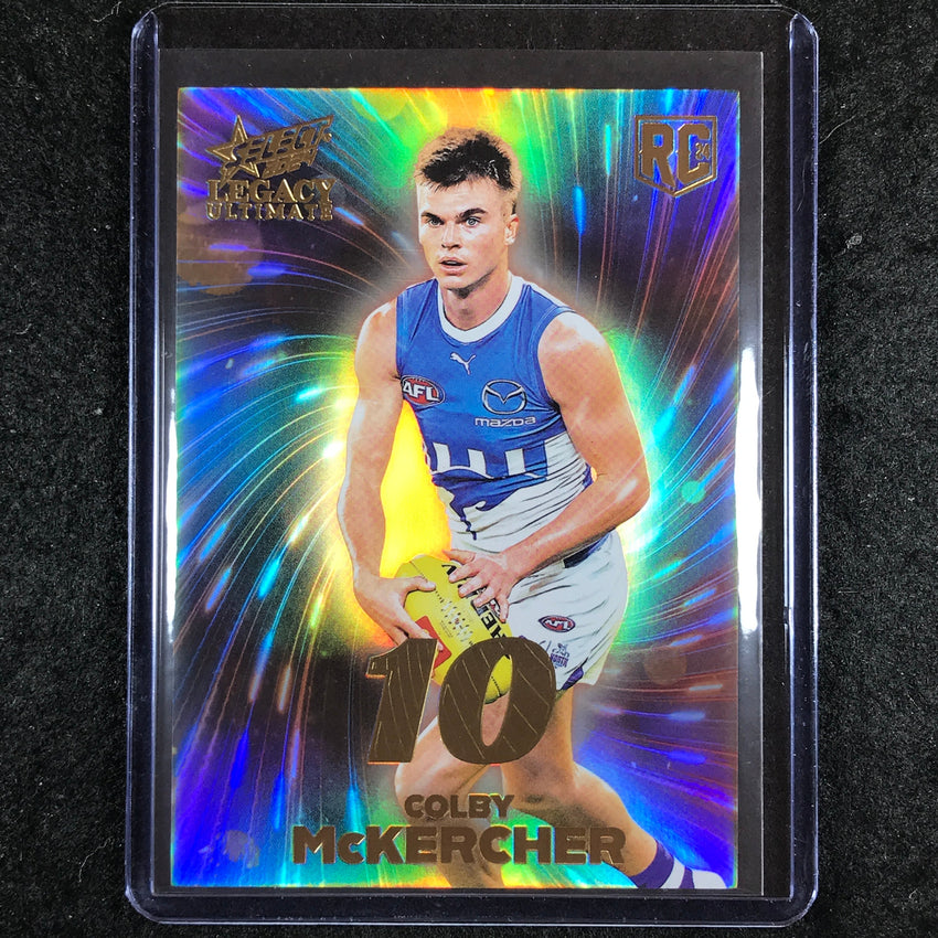 2024 Select AFL Legacy Ultimate COLBY MCKERCHER Vortex Rookie 23/80 #69