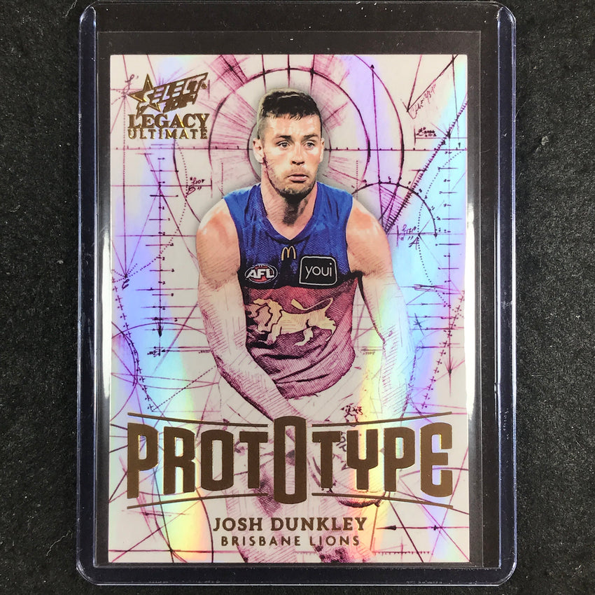 2024 Select AFL Legacy Ultimate JOSH DUNKLEY Prototype 50/60 #13