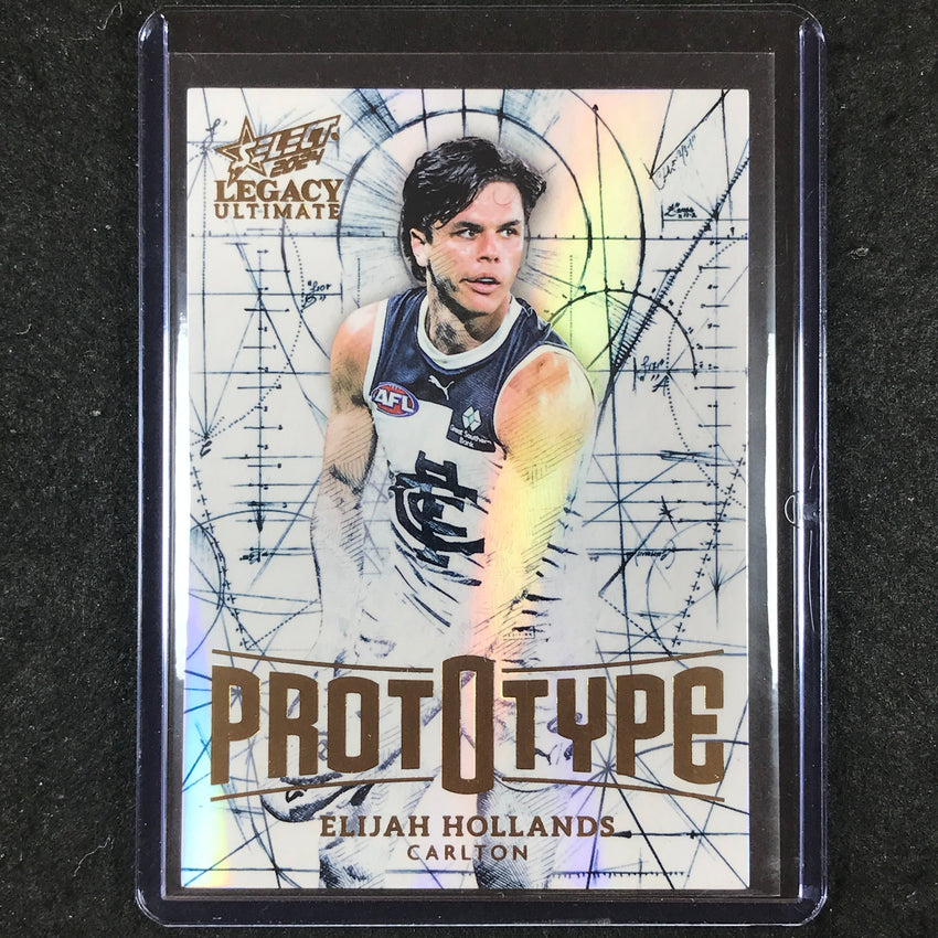 2024 Select AFL Legacy Ultimate ELIJAH HOLLANDS Prototype 54/60 #21