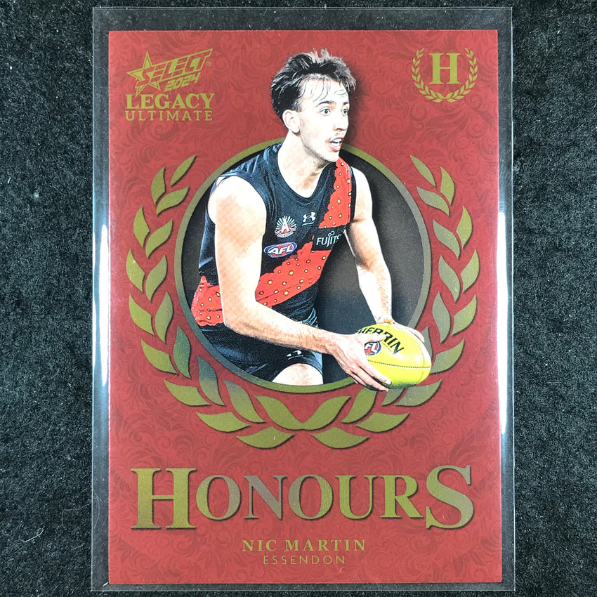 2024 Select AFL Legacy Ultimate NIC MARTIN Honours 189/255 #48