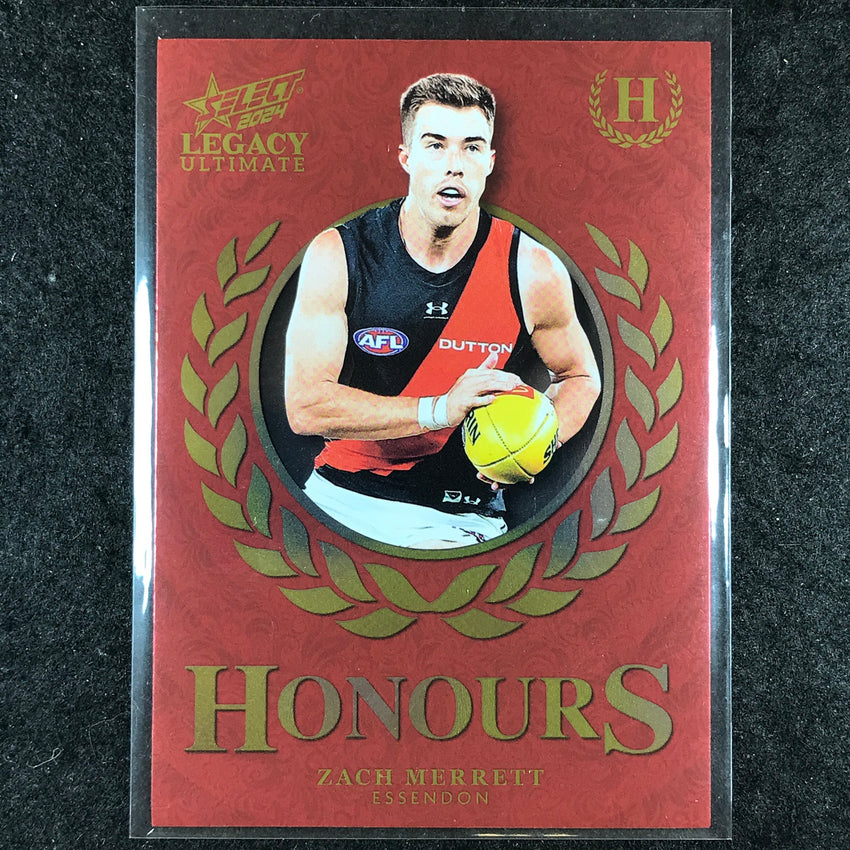 2024 Select AFL Legacy Ultimate ZACH MERRETT Honours 76/255 #51