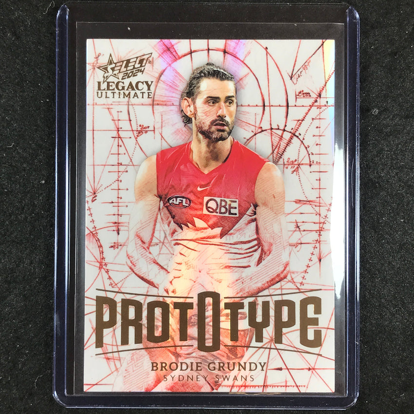 2024 Select AFL Legacy Ultimate BRODIE GRUNDY Prototype 58/60 #122