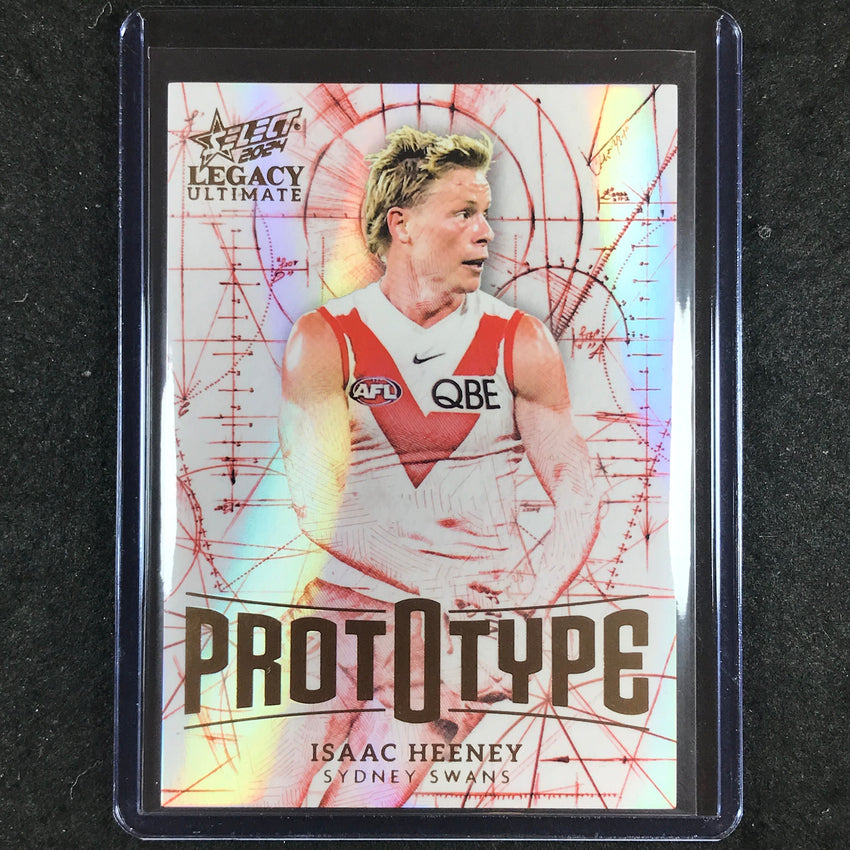 2024 Select AFL Legacy Ultimate ISAAC HEENEY Prototype 52/60 #124