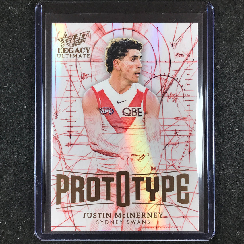 2024 Select AFL Legacy Ultimate JUSTIN MCINERNEY Prototype 34/60 #125