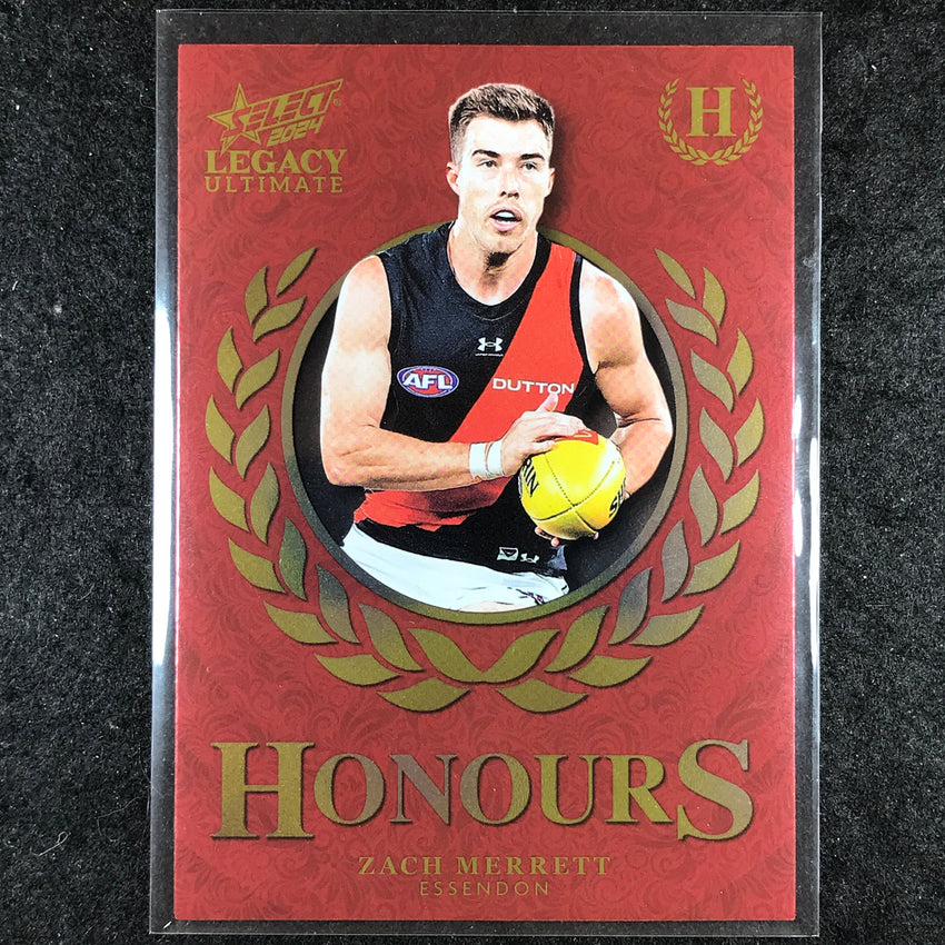 2024 Select AFL Legacy Ultimate ZACH MERRETT Honours 211/255 #51