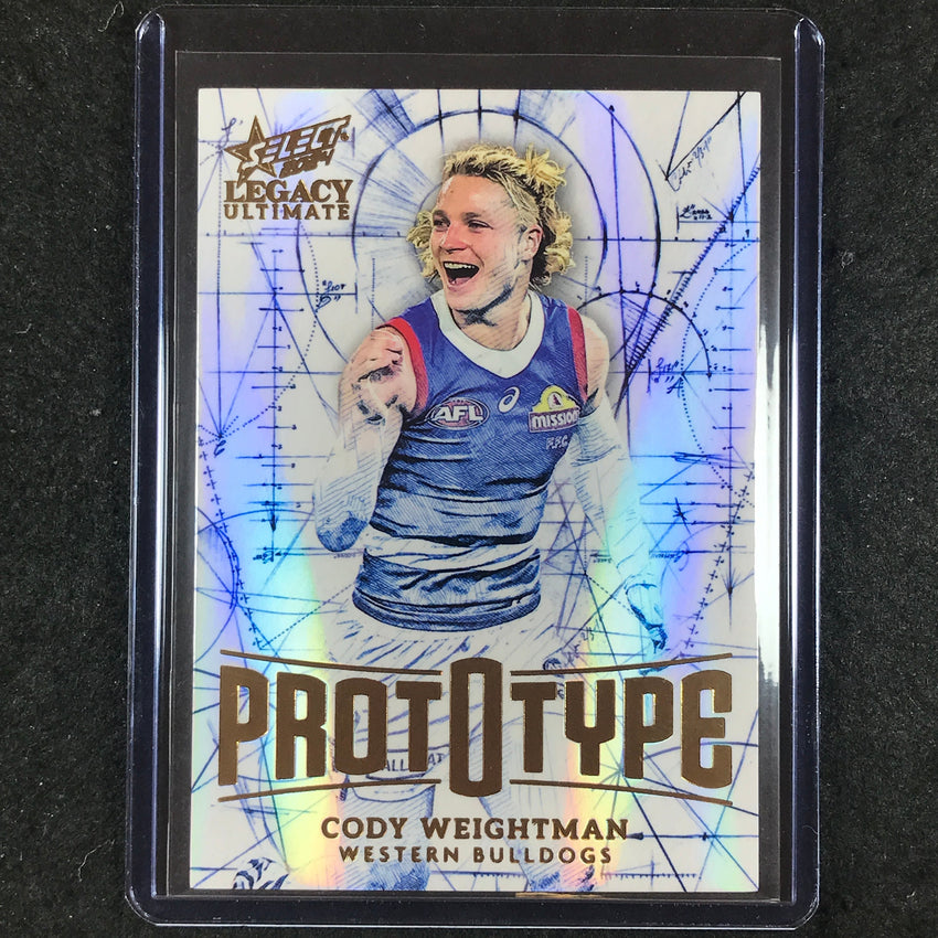 2024 Select AFL Legacy Ultimate CODY WEIGHTMAN Prototype 21/60 #144