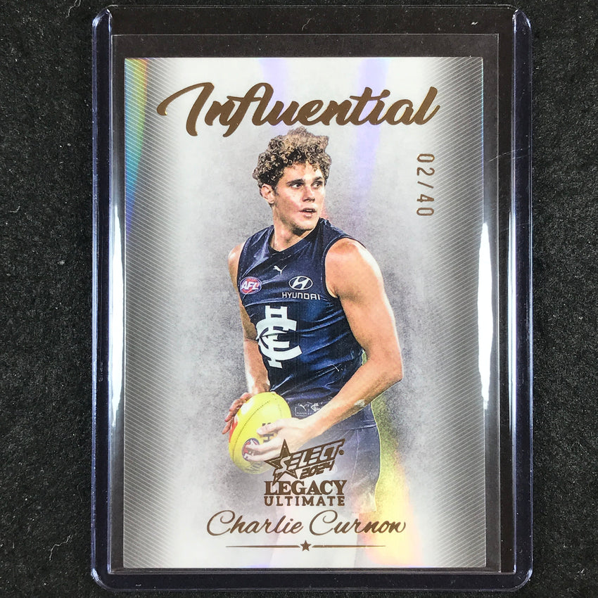 2024 Select AFL Legacy Ultimate CHARLIE CURNOW Influential 02/40 #3