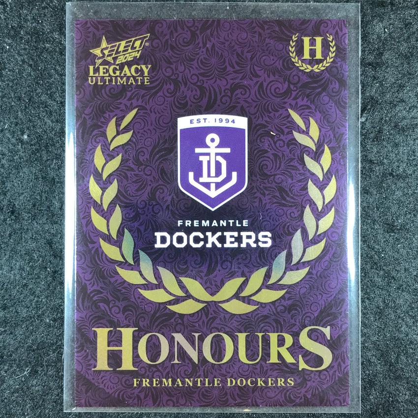 2024 Select AFL Legacy Ultimate FREMANTLE LOGO Honours 61/255 #56