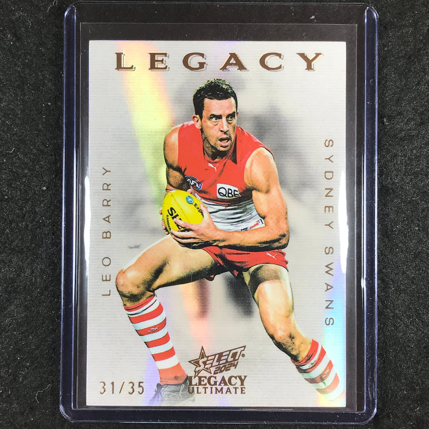 2024 Select AFL Legacy Ultimate LEO BARRY Legacy 31/35 #56