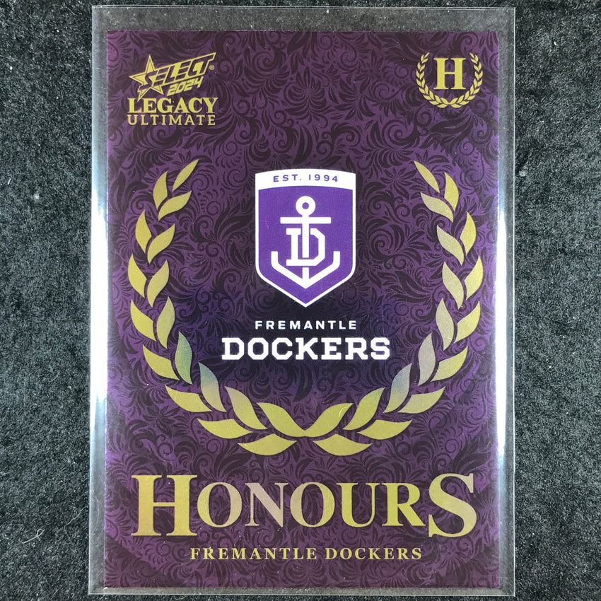 2024 Select AFL Legacy Ultimate FREMANTLE LOGO Honours 83/255 #56