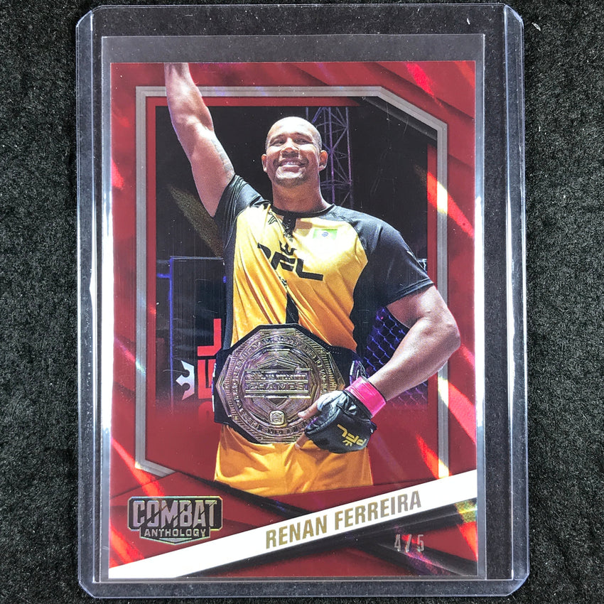 2025 PFL Combat Anthology RENAN FERREIRA Base Crimson Mask 4/5 #