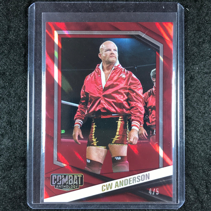 2025 PFL Combat Anthology CW ANDERSON Base Crimson Mask 4/5 #