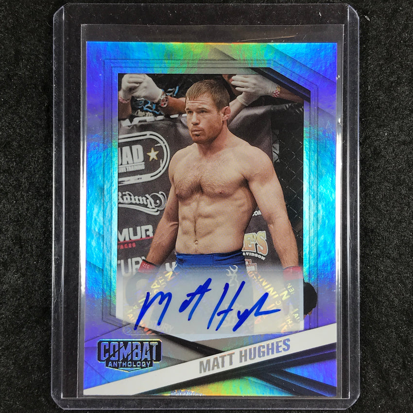 2025 PFL Combat Anthology MATT HUGHES Base Signatures Auto #12