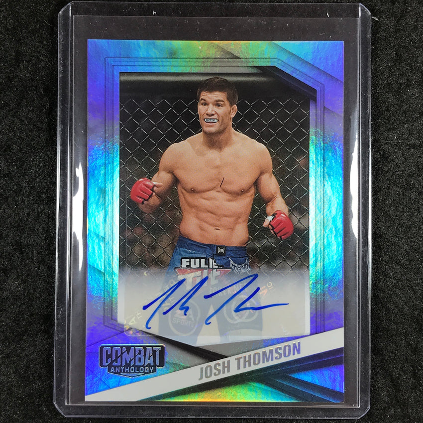 2025 PFL Combat Anthology JOSH THOMSON Base Signatures Auto #16