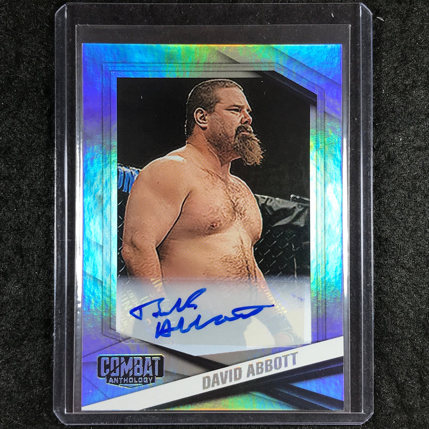 2025 PFL Combat Anthology DAVID ABBOTT Base Signatures Auto #25
