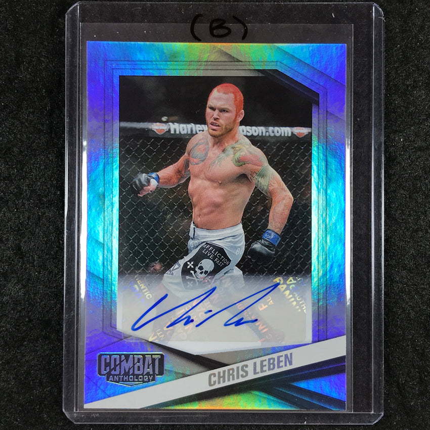 2025 PFL Combat Anthology CHRIS LEBEN Base Signatures Auto #96 (B)