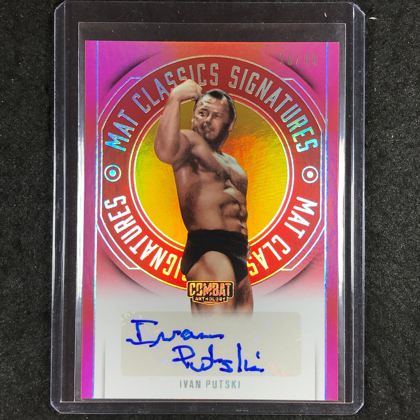 2025 PFL Combat Anthology IVAN PUTSKI Mat Classics Signatures Auto Red 19/99