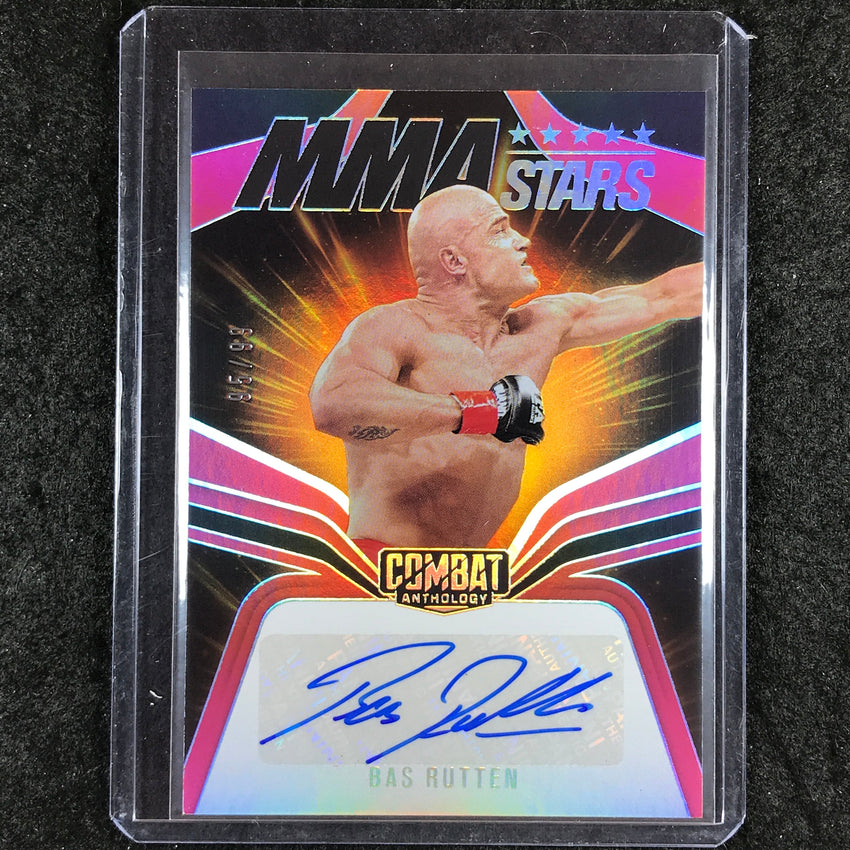 2025 PFL Combat Anthology BAS RUTTEN MMA Stars Signatures Auto Red 95/99