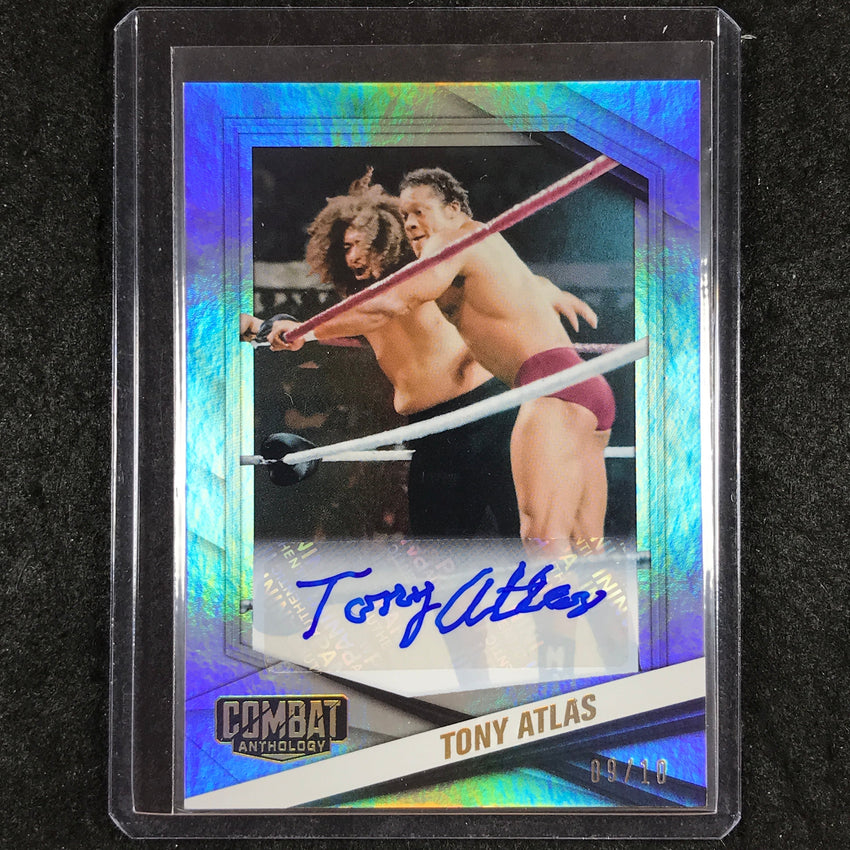 2025 PFL Combat Anthology TONY ATLAS Base Signatures Auto Gold 9/10 #14