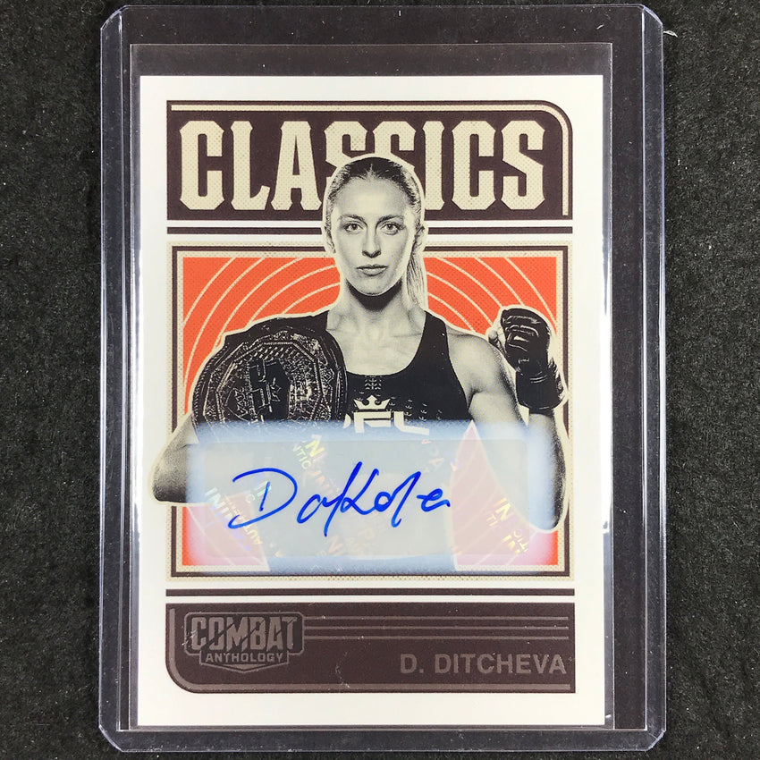 2025 PFL Combat Anthology DAKOTA DITCHEVA Classics Signatures Auto #20