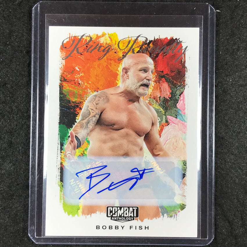 2025 PFL Combat Anthology BOBBY FISH Ring Royalty Signatures Auto #14