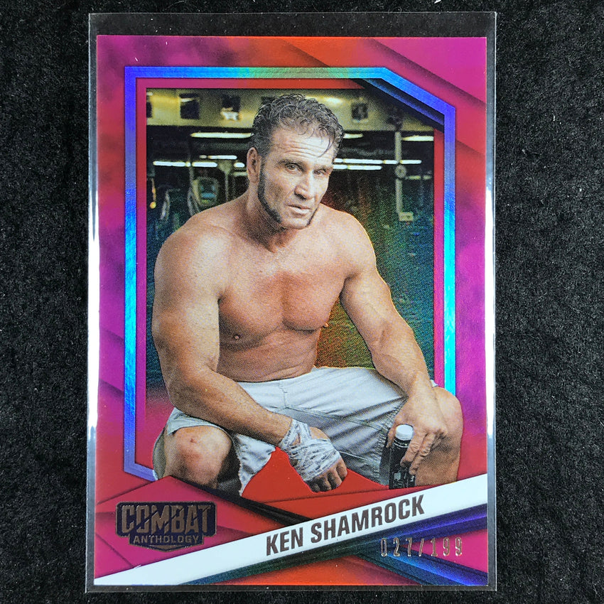 2025 PFL Combat Anthology KEN SHAMROCK Base Red 27/199 #18
