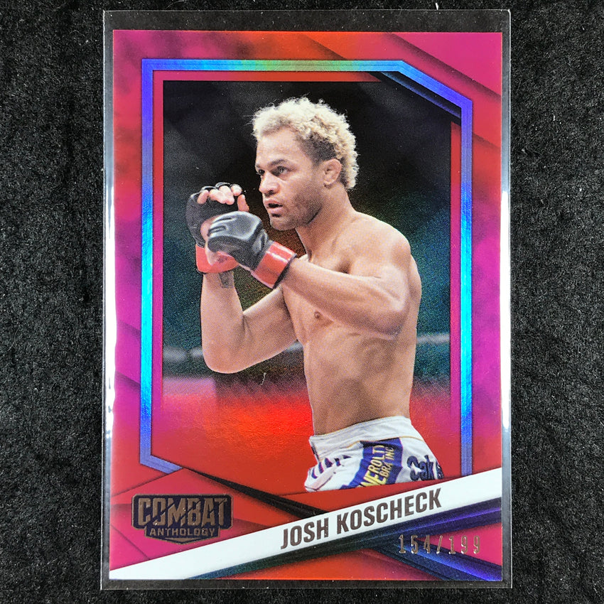 2025 PFL Combat Anthology JOSH KOSCHECK Base Red 154/199 #34
