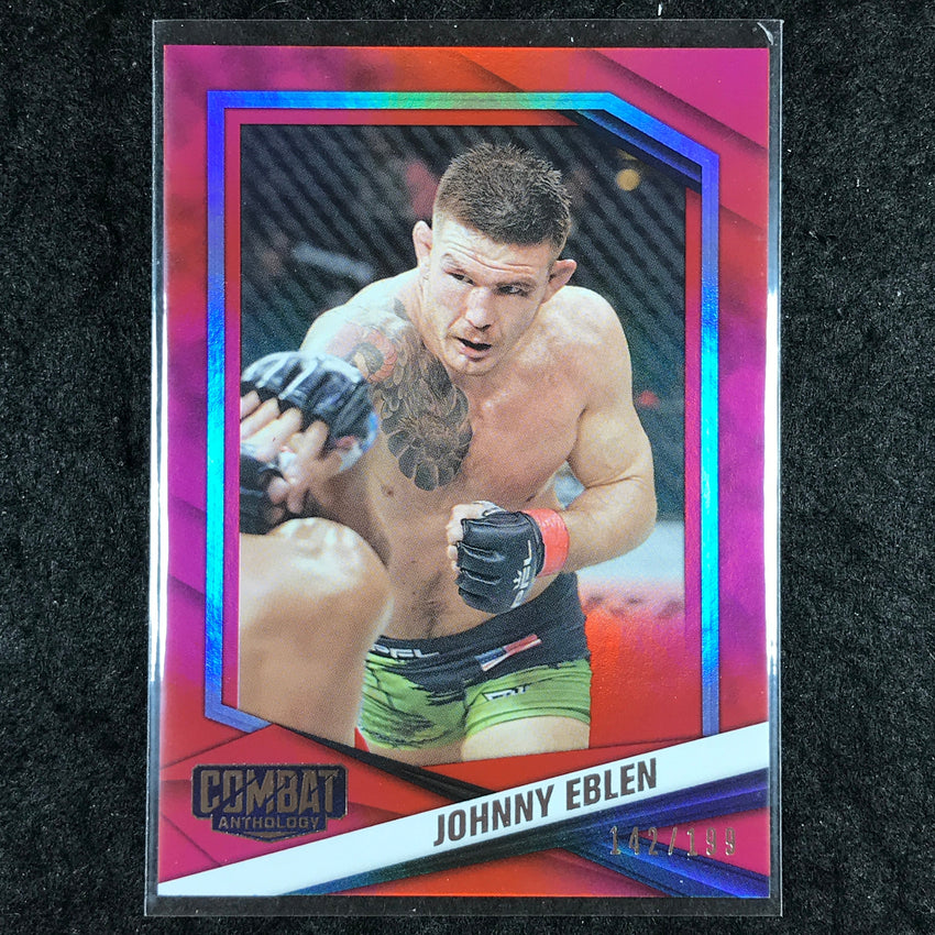 2025 PFL Combat Anthology JOHNNY EBLEN Base Red 142/199 #42
