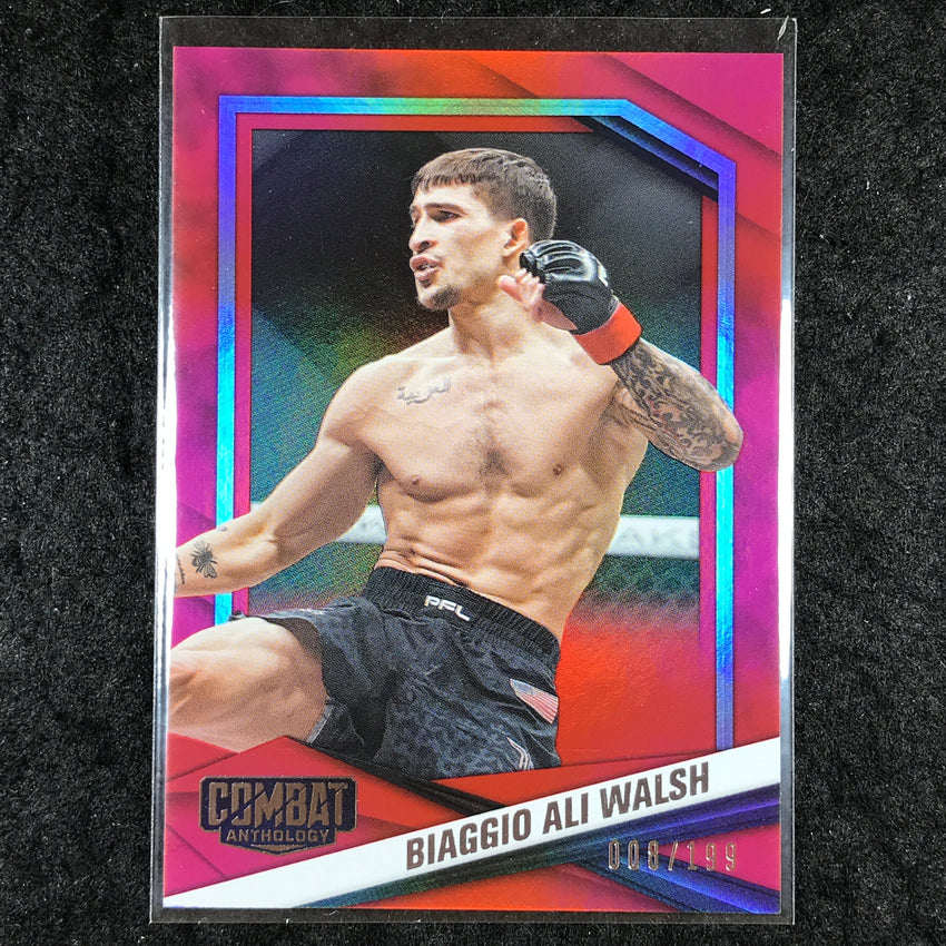 2025 PFL Combat Anthology BIAGGIO ALI WALSH Base Red 8/199 #89
