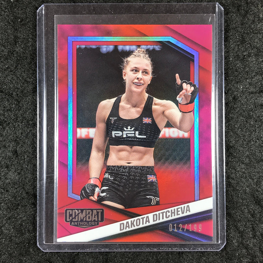 2025 PFL Combat Anthology DAKOTA DITCHEVA Base Red 12/199 #90
