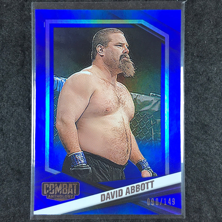 2025 PFL Combat Anthology DAVID ABBOTT Base Blue 90/149 #25